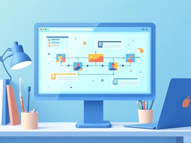 Process flowchart illustrating business process optimization